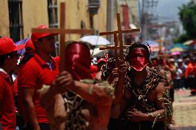 ‘Engrillados De Atlixco’ Good Friday  Procession