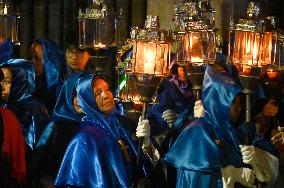 Good Friday Silence Procession In Toluca