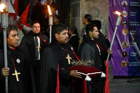 Good Friday Silence Procession In Toluca
