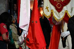 Good Friday Silence Procession In Toluca