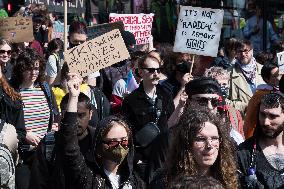 Stand For Trans Rights Protest In London