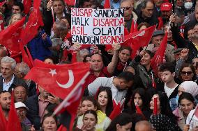 Around 100 tractors join opposition protest in central Turkey - Yozgat