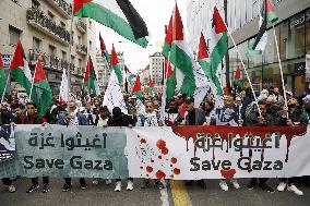 March In Solidarity With The Palestinian People - Milan