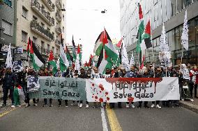 March In Solidarity With The Palestinian People - Milan