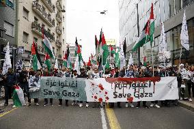 March In Solidarity With The Palestinian People - Milan