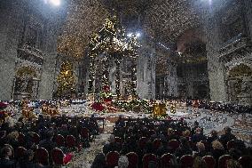 Easter Vigil At St Peter Basilica - Vatican