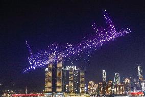 Drone Light Show in ChongQing - China