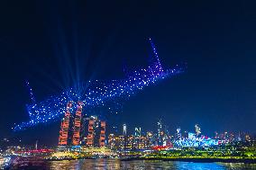 Drone Light Show in Chongqing