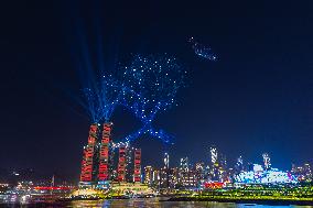 Drone Light Show in Chongqing