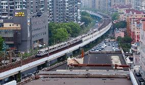 First Urban Elevated Rail Transit Line in China