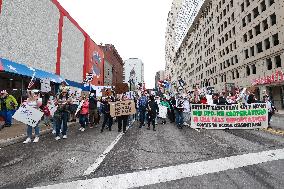 “Hands Off!” Protest