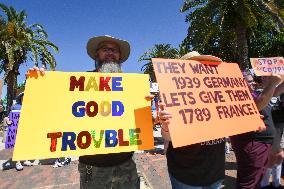 Protesters Take To The Streets Of Downtown Orlando