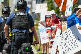 Protesters Take To The Streets Of Downtown Orlando