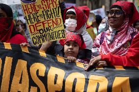 March In New York City To Protest Trump