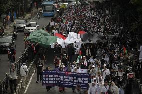 Palestine Solidarity Action In Bandung, Indonesia
