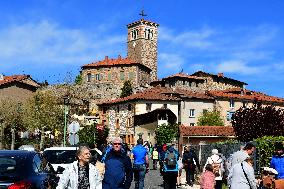 Easter Egg Festival In Montrottier