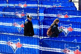 Fans Outside Rogers Centre Before Seattle Mariners V Toronto Blue Jays