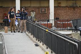 One Man Dead And One Man Injured At 350 East 143 Street Following A Shooting In Mott Haven Bronx New York