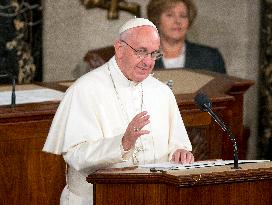 Pope Francis Addresses a Joint Session of Congress