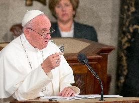 Pope Francis Addresses a Joint Session of Congress