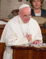 Pope Francis Addresses a Joint Session of Congress
