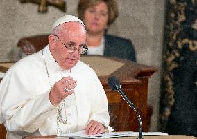 Pope Francis Addresses a Joint Session of Congress
