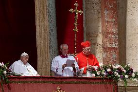 Pope Francis died on Easter Monday, his last appearance yesterday for the Urbi et Orbi