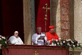 Pope Francis died on Easter Monday, his last appearance yesterday for the Urbi et Orbi