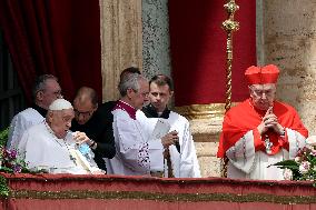 Pope Francis died on Easter Monday, his last appearance yesterday for the Urbi et Orbi