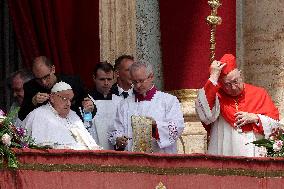Pope Francis died on Easter Monday, his last appearance yesterday for the Urbi et Orbi
