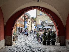 Daily Life In The Bavarian City Of Weiden
