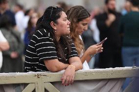 Holy Rosary in memory of Pope Francis on the day  death.