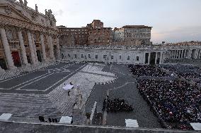 Holy Rosary in memory of Pope Francis on the day  death.