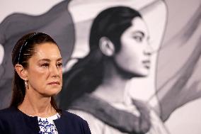 Mexico’s President Claudia Sheinbaum Holds Briefing