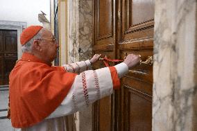 The Sealing Of The Papal Apartments - Vatican