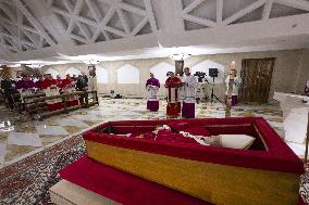 Rite Confirming The Death Of Pope Francis - Vatican