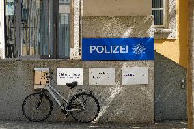Signage Of German Police Station