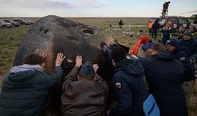 Expedition 72 Soyuz Landing in Kazakhstan
