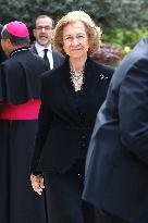 Spanish Royal Pay Tribute to Pope Francis - Madrid