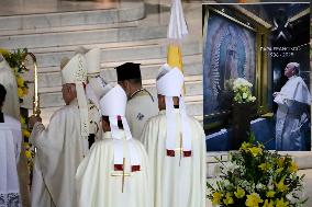 Mass For The Death Of Pope Francis In Mexico