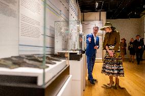 Queen Maxima at Exhibition on 25 Years of Archaeology - Leiden