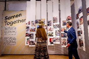 Queen Maxima at Exhibition on 25 Years of Archaeology - Leiden