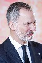 Royal At The Lunch Ceremony for Miguel De Cervantes Awards - Madri
