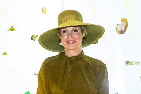 Queen Maxima at Exhibition on 25 Years of Archaeology - Leiden