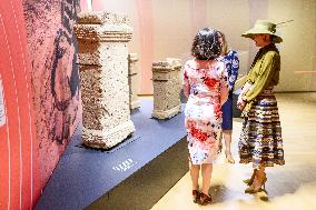 Queen Maxima at Exhibition on 25 Years of Archaeology - Leiden