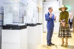 Queen Maxima at Exhibition on 25 Years of Archaeology - Leiden