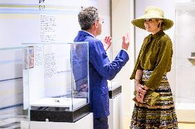 Queen Maxima at Exhibition on 25 Years of Archaeology - Leiden