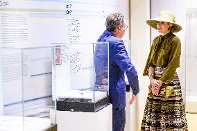 Queen Maxima at Exhibition on 25 Years of Archaeology - Leiden