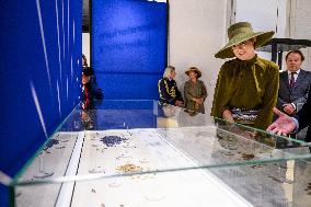 Queen Maxima at Exhibition on 25 Years of Archaeology - Leiden