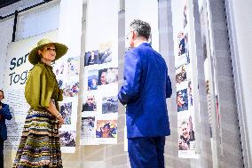 Queen Maxima at Exhibition on 25 Years of Archaeology - Leiden